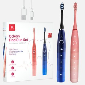 Oclean Flow Find Duo Set Red&Blue sonické kartáčky, 2 ks