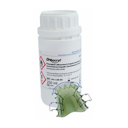 Orthocryl tekutina zelena 250ml