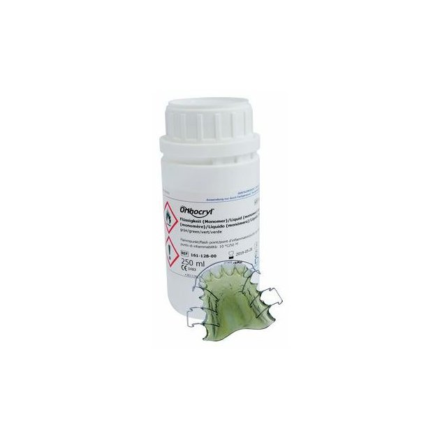Orthocryl tekutina zelena 250ml