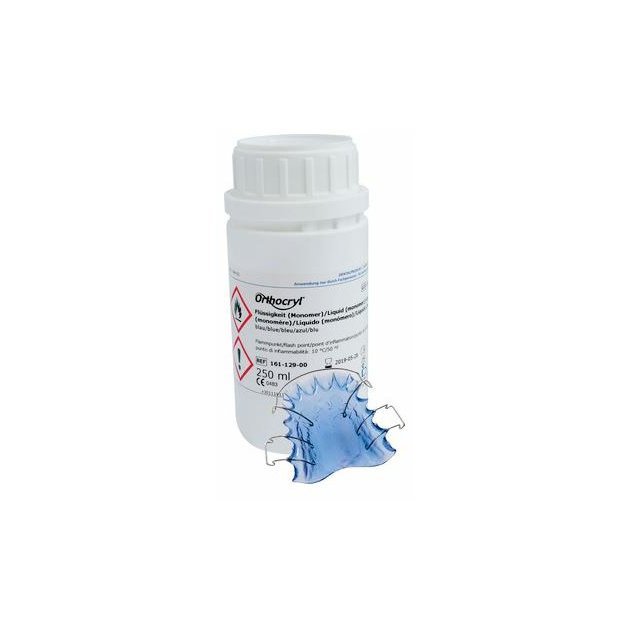 Orthocryl tekutina modra 250ml