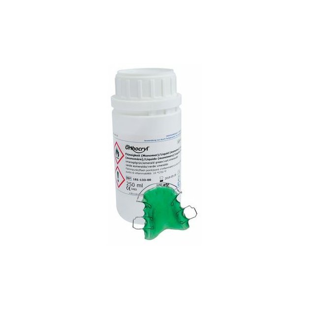 Orthocryl tekutina smaragdove zelena 250ml