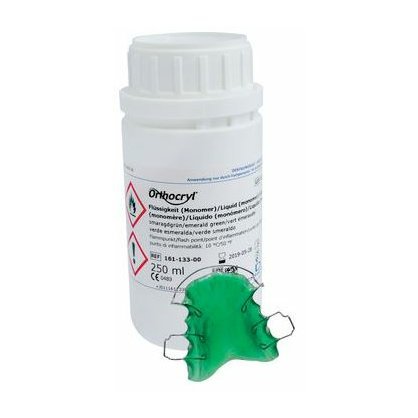 Orthocryl tekutina smaragdove zelena 250ml