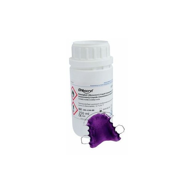 Orthocryl tekutina fialova 250ml