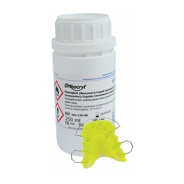 Orthocryl tekutina Neon zluta 250ml
