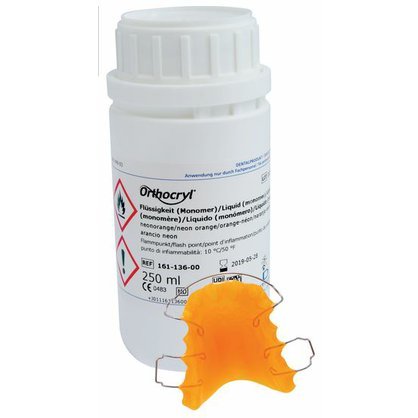 Orthocryl tekutina Neon oranzova 250 ml