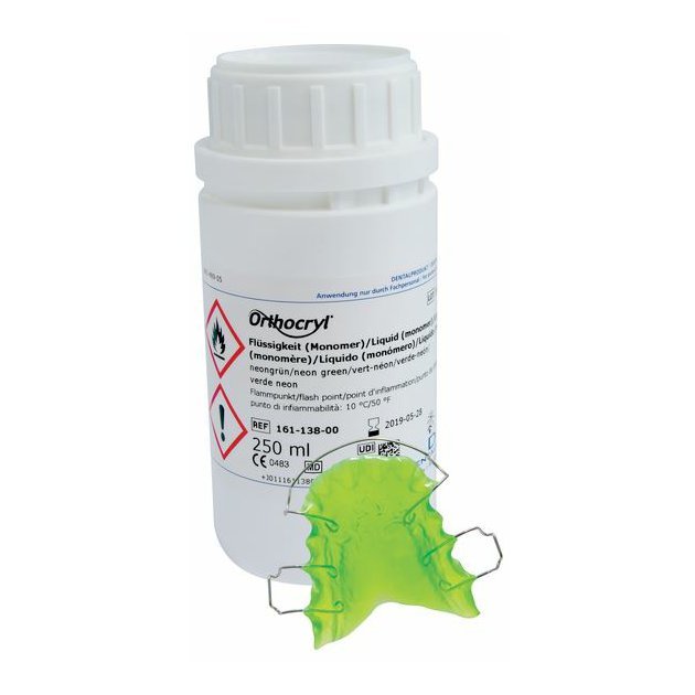 Orthocryl tekutina Neon zelena 250ml