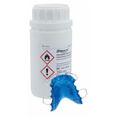 Orthocryl tekutina Neon modra250ml