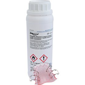 Orthocryl tekutina transparentní-růžová 500ml