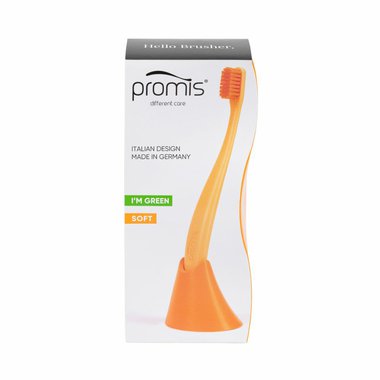 Promis Set kartáčku se stojanem, oranžový