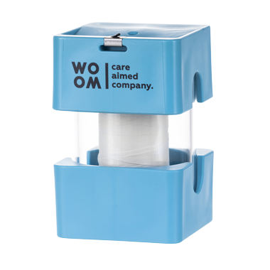 WOOM zásobník modrý