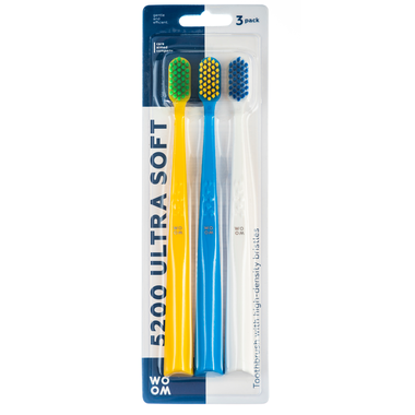 WOOM zubní kartáček 5200 ULTRA SOFT, 3pack