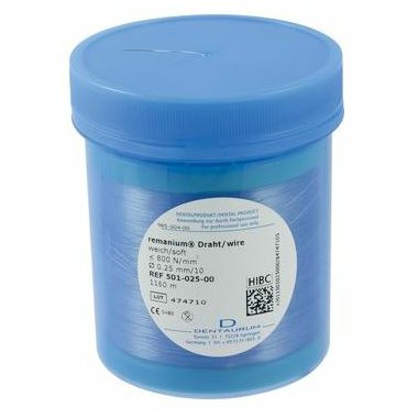Dentaurum ligaturový drát remanium, kulatý 0,25 mm /10, měkký, délka 1160 m