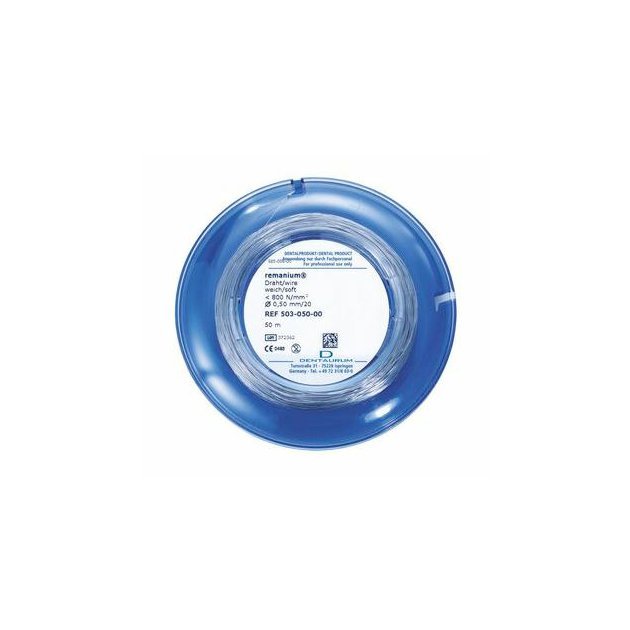 Dentaurum ligaturový drát remanium®, kulatý 0,50 mm /20, měkký, délka 50 m
