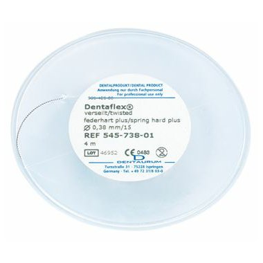 Drát Dentaflex 3x splétaný twist 0,38/15 v cívce - 4m