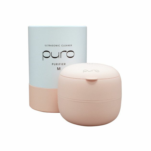 PURO Purifier M - Ultrazvuková čistička na rovnátka a náhrady, růžová