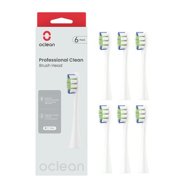 Oclean náhradní hlavice Professional Clean, P1C1 W06 - 6 ks, bílé