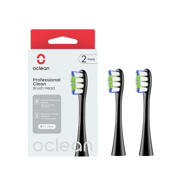 Oclean náhradní hlavice Professional Clean - 2 ks, černé