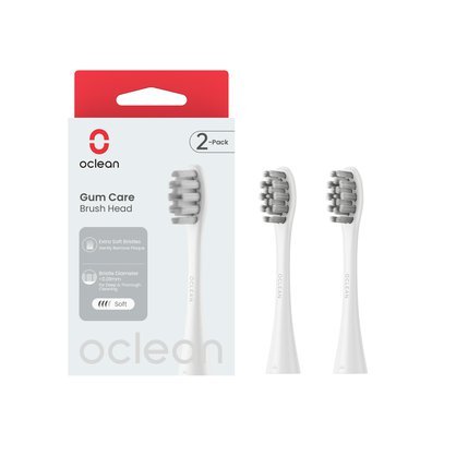 Oclean náhradní hlavice Gum Care Extra Soft, P1S12 W02 - 2 ks, bílé