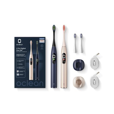 Oclean X Pro Digital Duo Set Gold&Blue sonické kartáčky, 2 ks_01