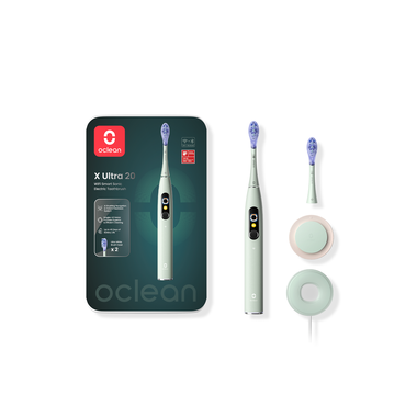 Oclean X Ultra 20 Green sonický kartáček, zelený_2