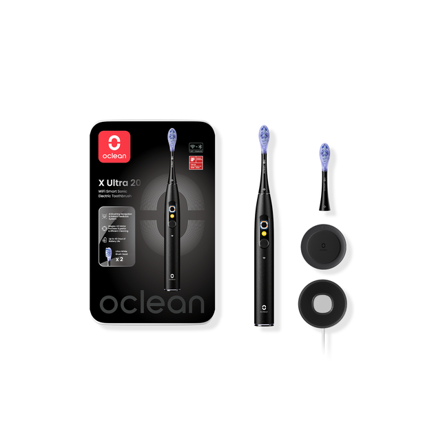 Oclean X Ultra 20 Black sonický kartáček, černý_2