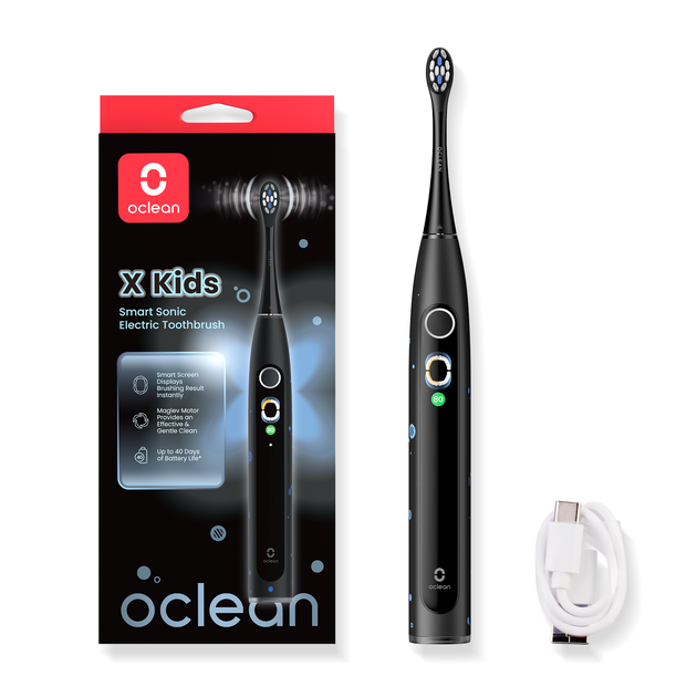 Oclean X Kids black sonický dětský zubní kartáček 1