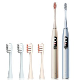 Oclean sada X Pro Digital stříbrný a zlatý + 2pack P1C8 zlaté + 2pack P1C9 stříbrné