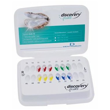 Dentaurum Zámky Discovery Pearl® Roth 18 - sada HČ+DČ 13-11/21-23 / 43-41/31-33/