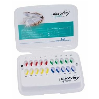 Dentaurum Zámky Discovery Pearl® Roth 18 - sada HČ+DČ 15-11/21-25 / 45-41/31-35/
