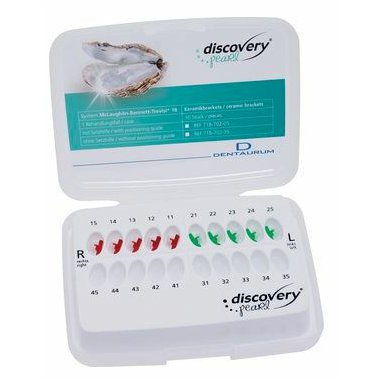 Dentaurum Zámky Discovery Pearl® MBT 18 - sada HČ 15-11/21-25 / 10 ks