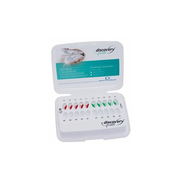 Dentaurum Zámky Discovery Pearl® Roth 22 - sada HČ 15-11/21-25 / 10ks