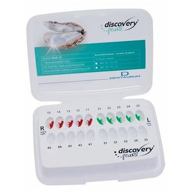 Dentaurum Zámky Discovery Pearl® Roth 22 - sada HČ 15-11/21-25 / 10ks