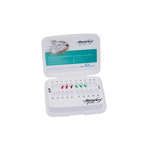 Dentaurum Zámky Discovery Pearl® MBT 22 - sada HČ 13-11/21-23 / 6 ks