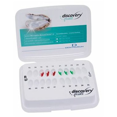 Dentaurum Zámky Discovery Pearl® MBT 22 - sada HČ 13-11/21-23 / 6 ks