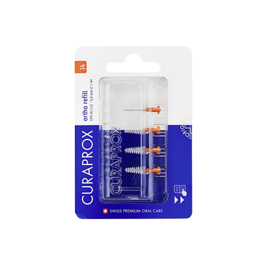 CURAPROX CPS 14 ortho refill oranžový (4 ks) blistr