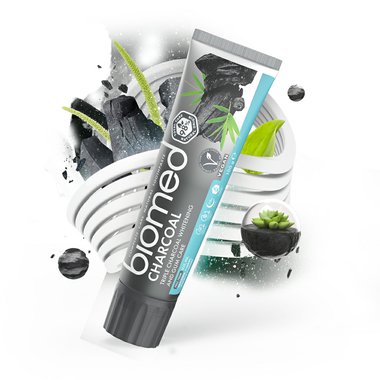 SPLAT Biomed CHARCOAL přírodní ZP s černým uhlím 100g