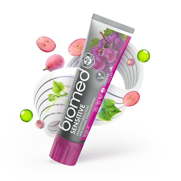 SPLAT Biomed SENSITIVE přírodní ZP s extraktem z hroznových jader 100g