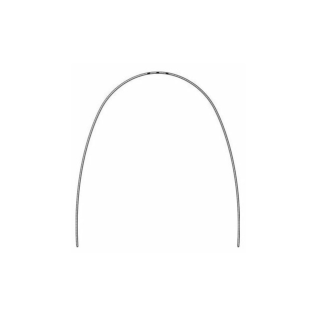 Dentaurum oblouk Dentaflex H/18,  6x spletany Co-axial, 0,45mm- 10 ks