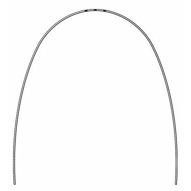 Dentaurum oblouk Dentaflex H/18,  6x spletany Co-axial, 0,45mm- 10 ks