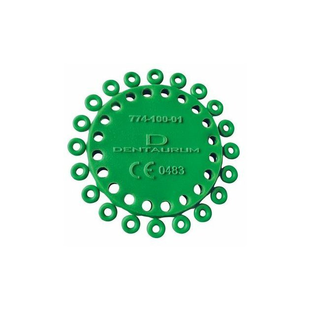 Dentaurum Separační elastické gumičky Dentalastics® - ZELENÉ 1,5mm - 1000 ks