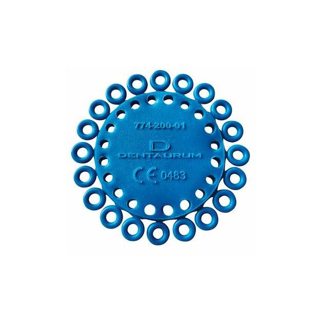 Dentaurum Separační elastické gumičky Dentalastics® - MODRÉ 2,1mm - 1000 ks