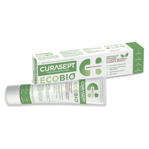 Curasept ECOBIO zubní pasta, 75 ml