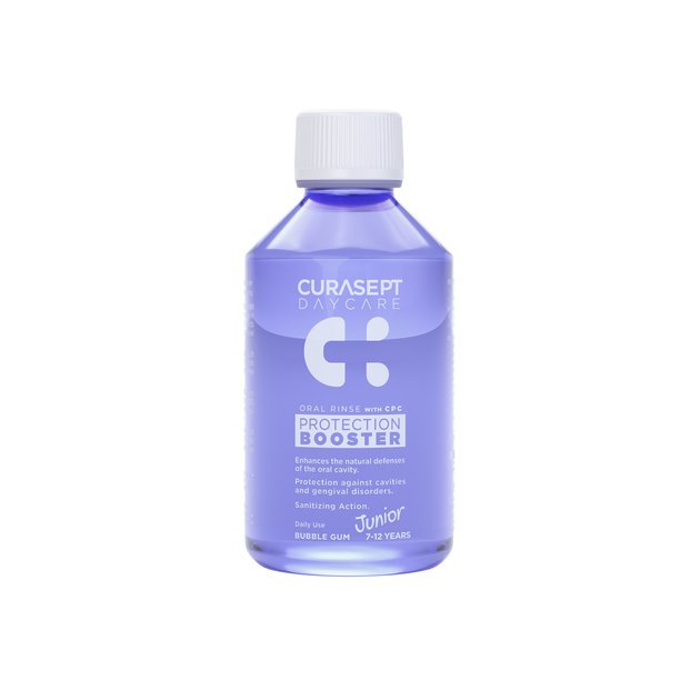 Curasept DAYCARE BOOSTER Junior ústní voda, 250 ml