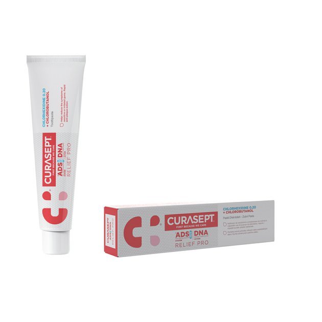 CURASEPT ADS DNA RELIEF PRO zubni pasta 0,12% CHX, 75ml