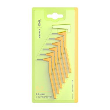 SPOKAR XML mezizubní kartáčky 0,7mm žluté 6ks_1