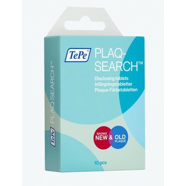 TePe PlaqSearch indikační tablety zubního plaku 10 ks baleni