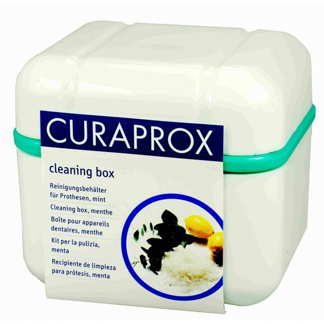 CURAPROX BDC 111 krabička na umělý chrup zelená