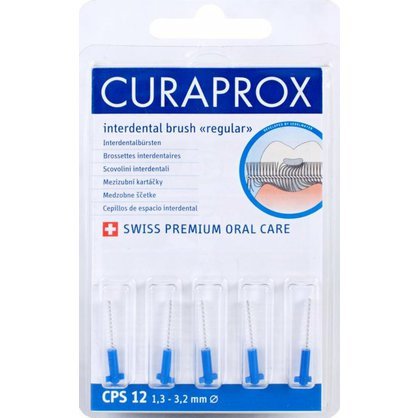 CURAPROX CPS 12 regular refill modrý (5ks) blistr