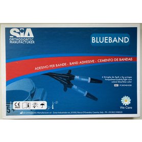 SIA LC Band Cement Blue Full Kit / světlem tuhnoucí cement na kroužky 6 x 5g