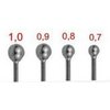 Dentaurum Spendlikove spony 0,7mm Remanium (100ks) velikost
